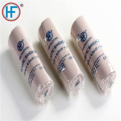 Disposable Medical Rubber Compressed Gauze First Aid PBT Skin High Elastic Crepe Bandage with CE FDA OEM