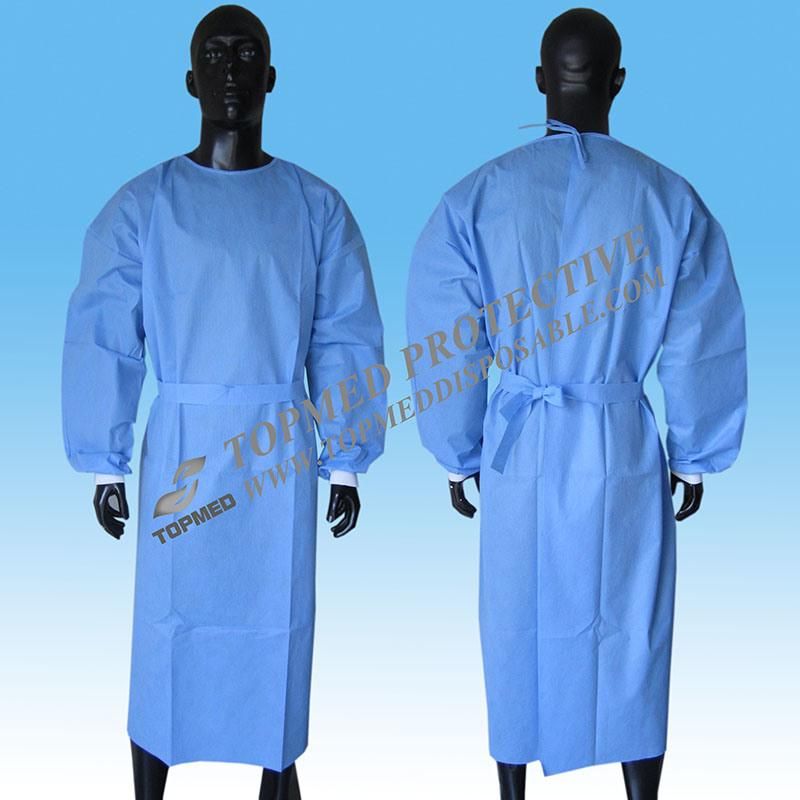 Isolation Hospital Medical Patient Disposable Surgical Gown