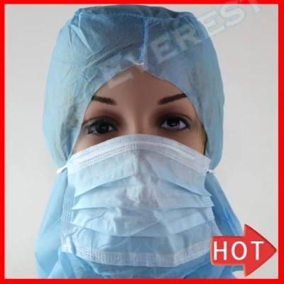 Non-Woven Cleanroom Hood / Disposable Twin Cap