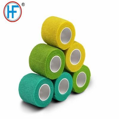 Mdr CE Approved Hengfeng High Quanlity Cohesive Bandage Made of Soft &amp; Light Fabric