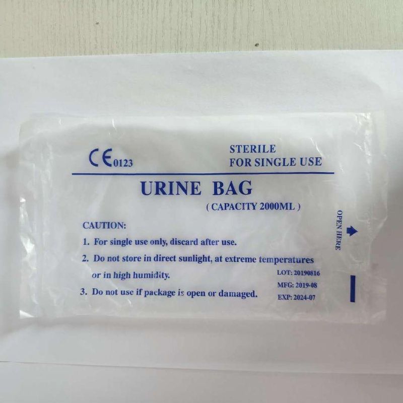 Urine Drainage Bag Disposable PVC Urine Bag