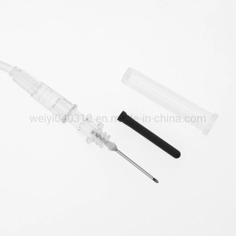 Disposable Hospital Butterfly Vacuum Blood Collection Needle with/Without Safety Clip Safety Type with CE ISO FDA