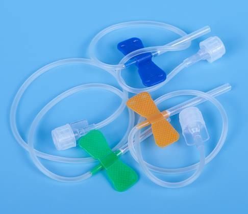 Source Supply Flexible Tube Infusion Scalp Vein Set with Double Wings