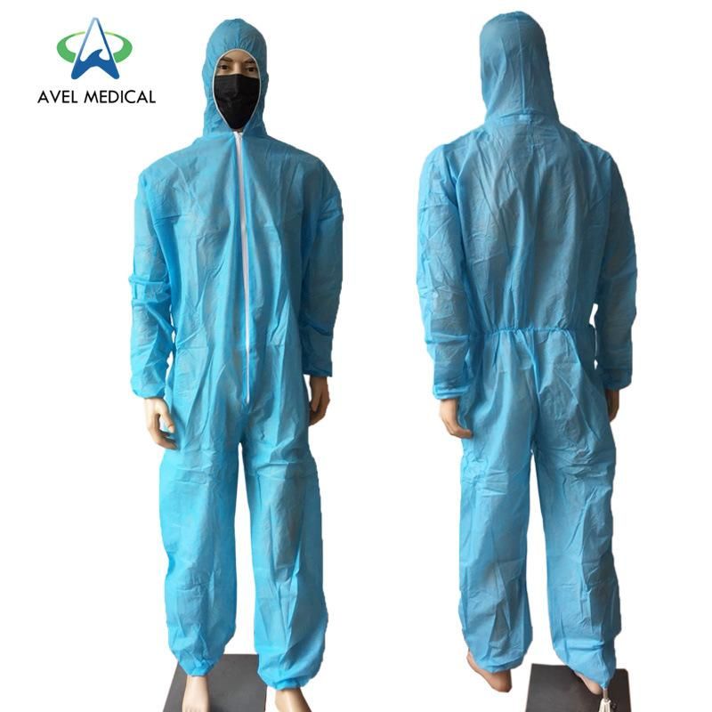 Medical Products AAMI Level 1/2/3 En13795 PP/PE/SMS Disposable Waterproof Medical Surgical Protective Non-Woven Isolation Gown Disposable Coverall Clothing