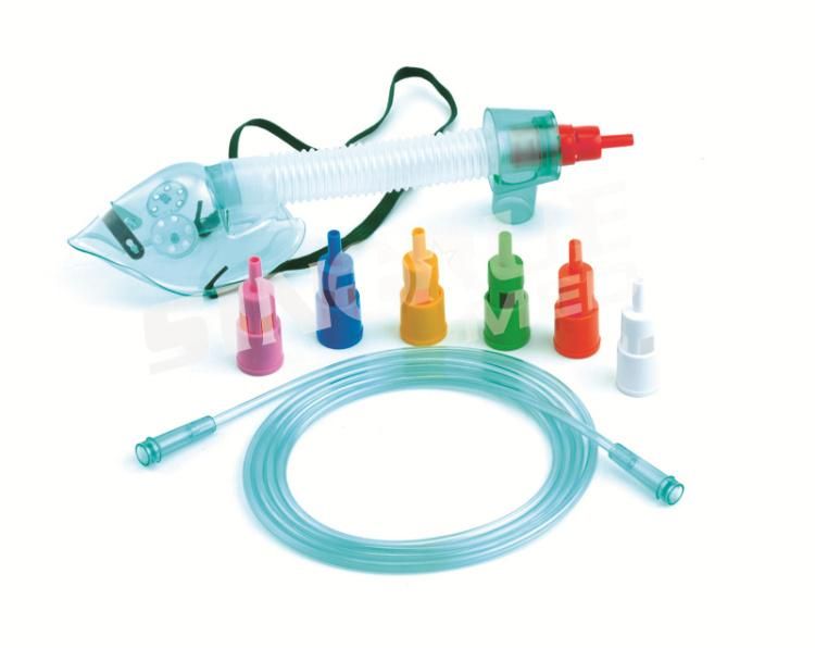 Hospital S M L XL PVC Adjustable Venturi Oxygen Mask