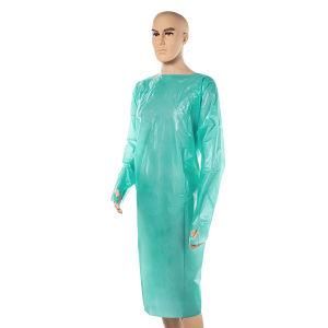 Disposable Gown Thumb Loop Disposable PE Apron