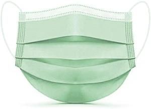 High Quality Disposable Green 3 Layers Ear Loop Medical Face Mask