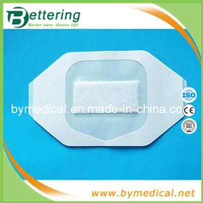 Transparent PU Wound Dressing with Absorbent Pad