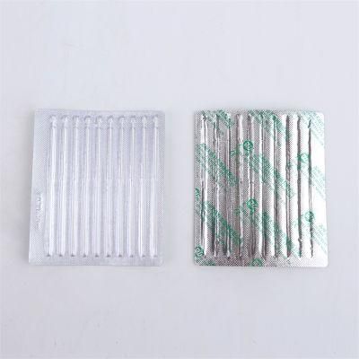 1in Aluminum Foil Packing Single Use Sterile Copper Handle Acupuncture Needles for Beginners