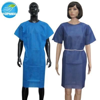 Disposable Patient Gown, Nonwoven Patient Gown