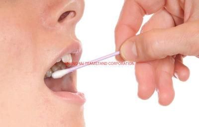 Manufacturer Price Disposable Nasal or Oral Nylon Flocked Swab for Virus Collection with CE Certificate