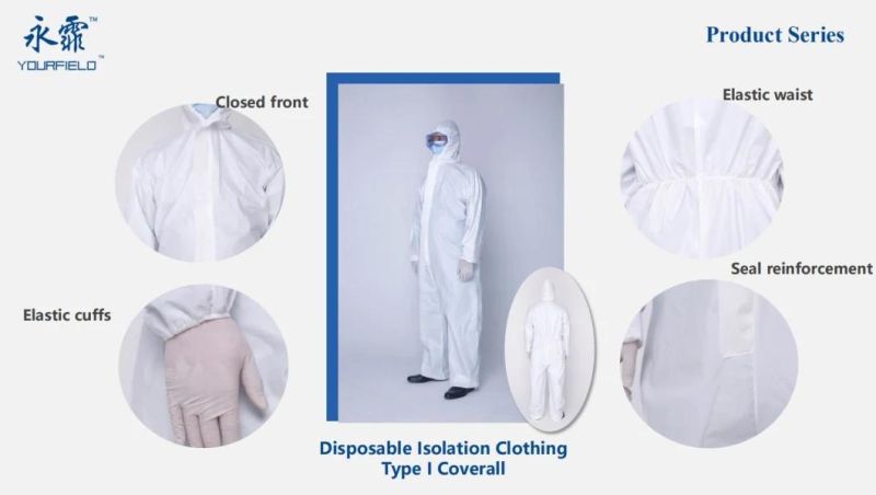 Personal Protective PPE Suit Coverall Isolation Gown