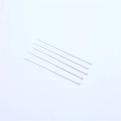 Factory Direct Sale Disposable Sterile Aluminum Foil Packing Silver Plated Handle Medical Acupuncture Needles for Beginners
