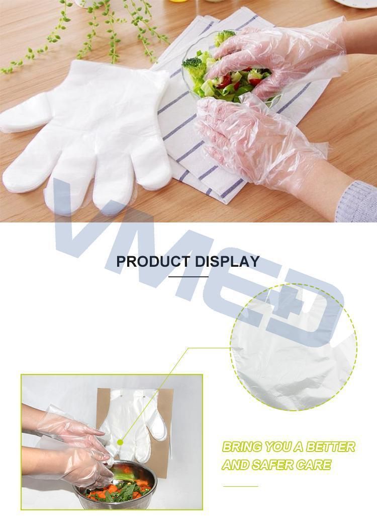 Medical Supply HDPE Gloves Surgical Use Plastic Gloves Medical Products, Work Gloves, Safety Glove, Industrial Working Gloves