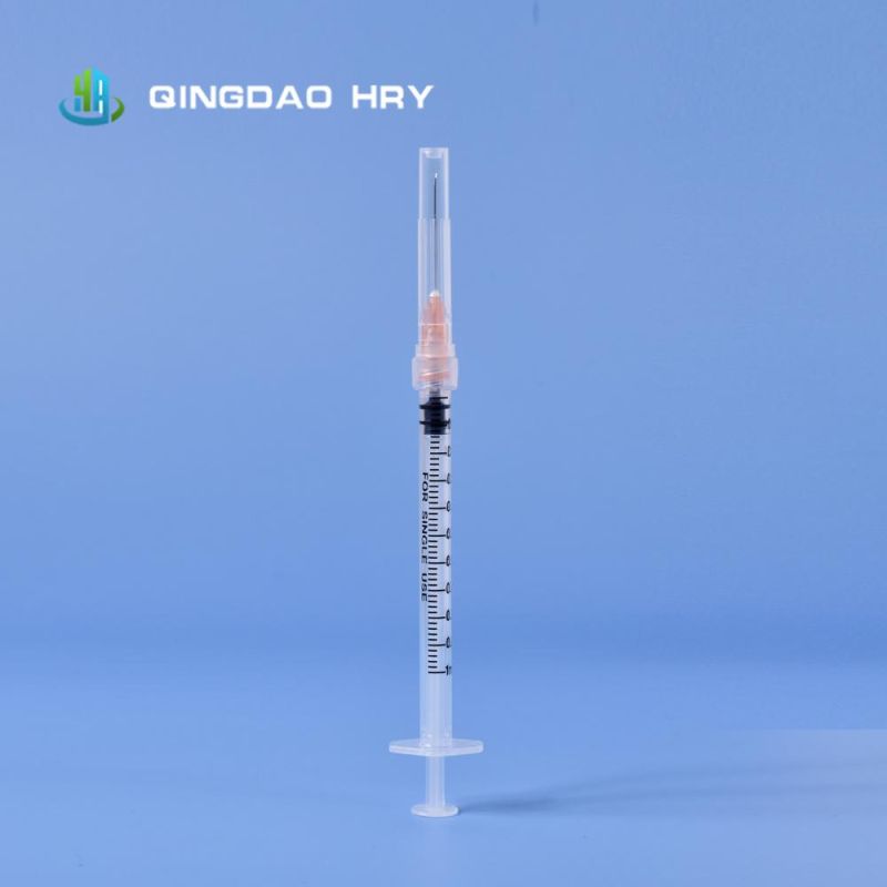 3 Parts Medical Disposable Sterile Injection Syringe, Insulin Syringe, Safety Syringe with CE FDA 510K and ISO
