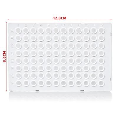 Wholesale 96well 0.1ml White Full Skirt Laboratory Consumables PCR Well Plate