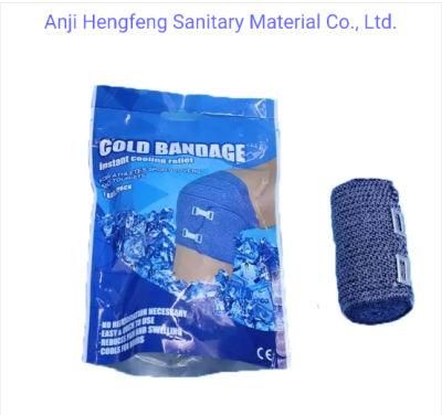 Sports Mentholated Cold Wrap Cooling Bandage for Joint