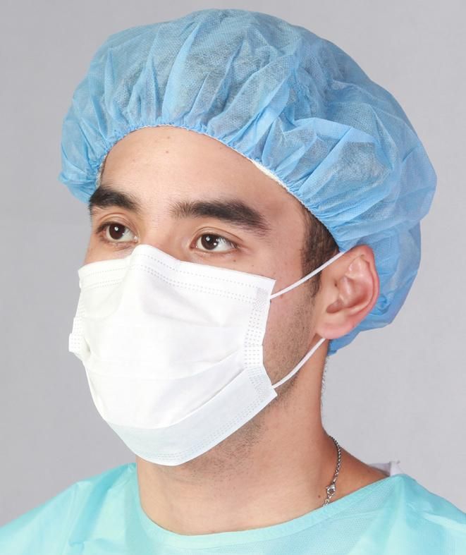 Manufacturer Civil Use Customized Elastic Ear Loop 3 Ply Surgical Face Mask Class II Disposable Face Mask En 14683