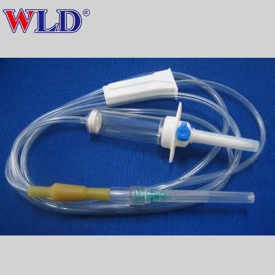 High-Temperature Synthesis of The Drip Chamber Blood Transfusion Set with Two Spike with 18g Needle
