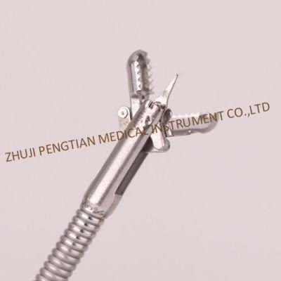Stainless Steel Disposable Biopsy Forceps for Endoscopy Alligator Teeth with Spike Un-Coated