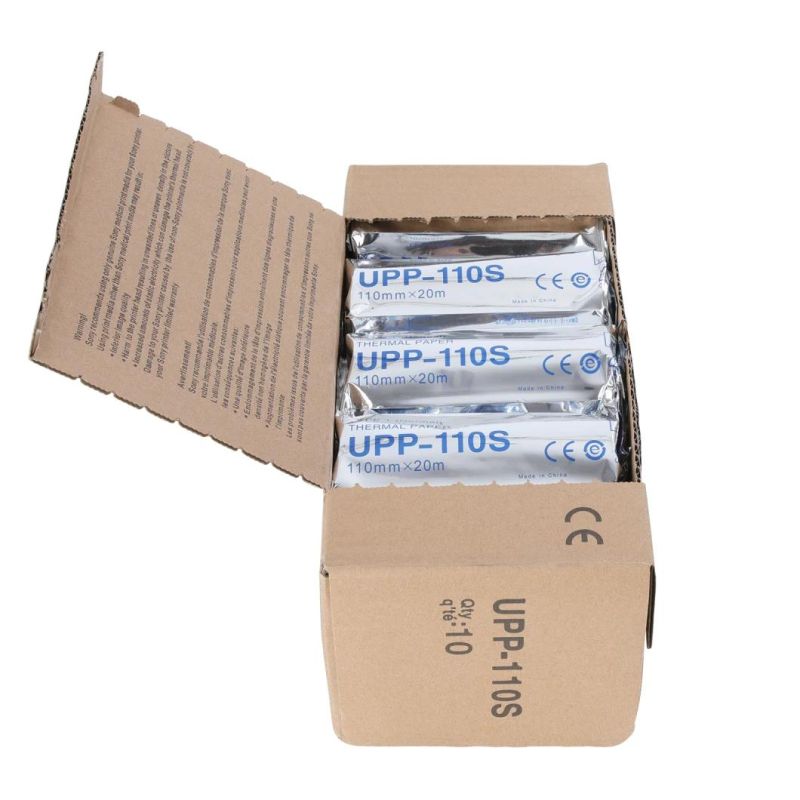 Good Quality 110mmx20m UPP-110S Ultrasound Thermal Paper Roll for Sony Medical Printer