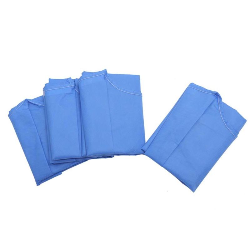 Sterile Reinforced Surgical Gown with Wrapper and Hand Towels