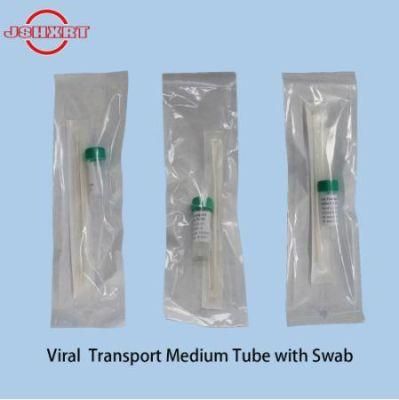 Disposable Viral Transport Medium Tube with Swab Collection Kit