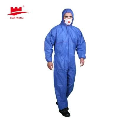 Hot Sale Disposable Medical Isolation Clothing Anti Splash Full Body Fashionable Protective Suit Coverall Safety