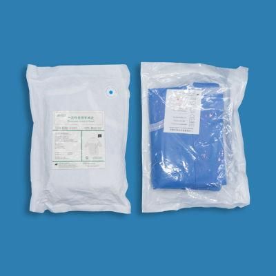 High-Quality SMS Fabric Disposable Standard Surgical Gown