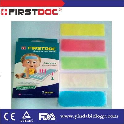 Health Blue Cooling Gel Paste Patch for Fever and Headache