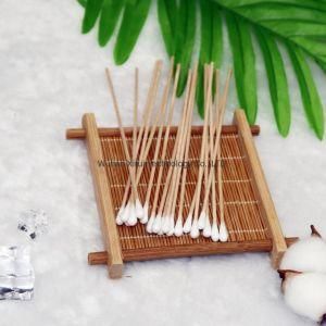 Hospital Disposable Wood Q-Tips Dental Cotton Swabs Non Sterile 100 Unit Medical Supplies
