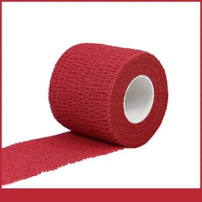 Health Care Adhesive Muscle Sports Cohesive Elastic Bandage Gauze Tape