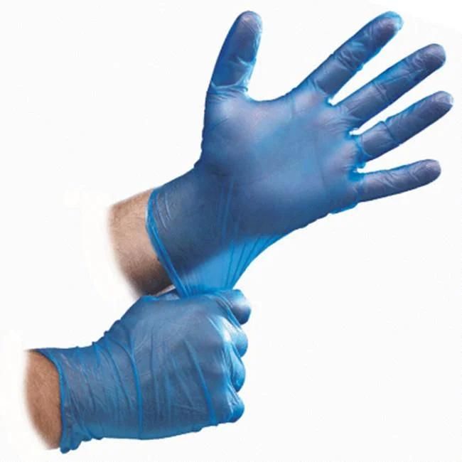 Safety Protective Powder Free Disposable Vinyl Gloves Disposable Nitrile&Vinyl Blended Gloves