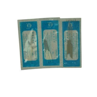 Factory Direct Sale Stainless Steel Handle Acupuncture Needles with Plastic Bag Packing