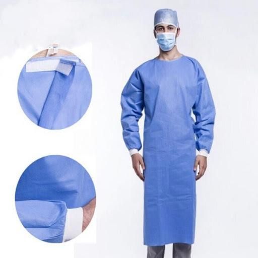 Factory Medical Consumable SMMS Disposable Gown Surgical Grade