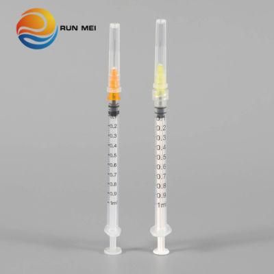 CE ISO13485 Factory Wholesale 1ml 2ml 2.5ml 3ml 5ml 10ml 20ml Luer Lock or Luer Slip Medical Disposable Syringe Needles Price