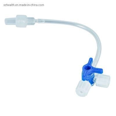 Medical Three Way Stopcock Extension Tube