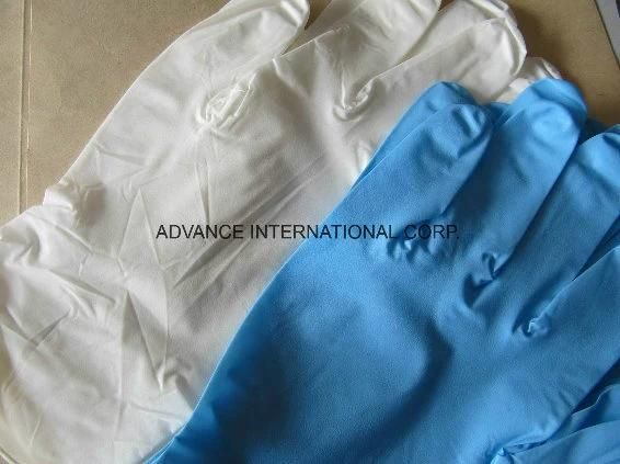 Disposable Blue Color Powder Free Nitrile Gloves for Checking