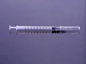 Sterile Disposable Vaccine Medical Syringe with Fixed Needle Luer Slip