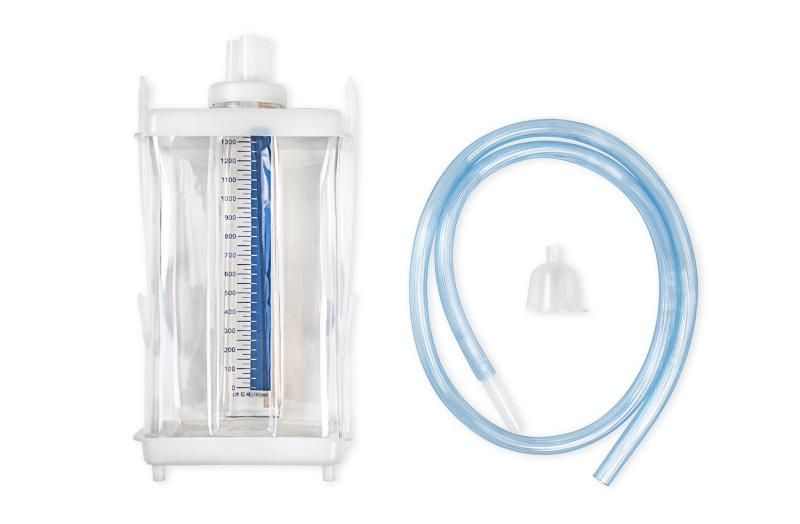 Medical Diposable Single/Double/Triple Chamber Chest Thoracic Drainage Bottle with Factory Price