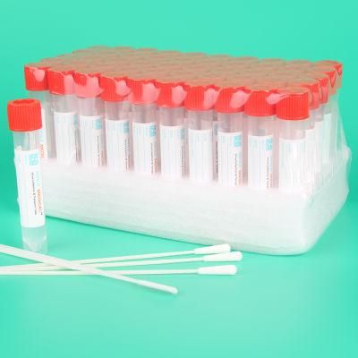 Laboratory Sample Specimen Collection Transport Medium (VTM) with Swab Kit