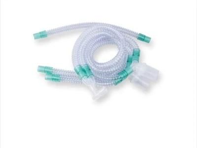 Disposable Medical Reinforced Anaesthesia Breathing Circuit with Hmef Filters