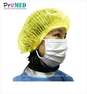 Nonwoven/PP/PE Disposable Hospital/Dental/Medical Mob/Bouffant/Clip/Crimped/Pleated/Strip invisible Hairnet, Nurse Doctor hat, Surgical Round hat