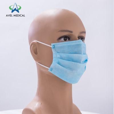 Non Woven Fabric 3 Ply Face Mask Earloop Type Factory Supply Directly