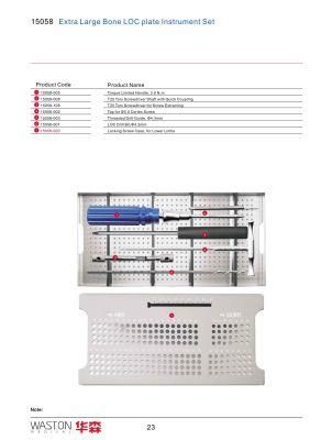 Extra Large Bone Loc Plate Surgical Instrument Set