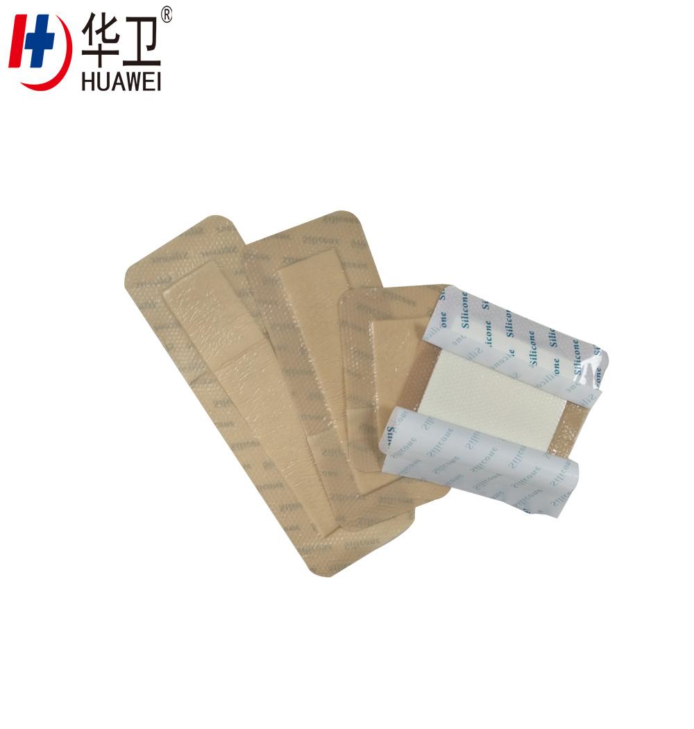 Medical Consumables High Absorbent Silicone Foam Wound Patch