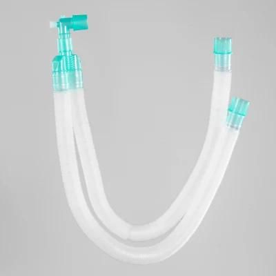 Medical Instrument Disposable Anaesthesia Breathing Circuit Tube with Water Trap for Ventilator