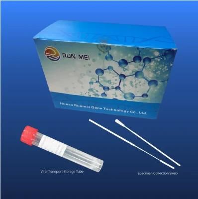 Disposable Virus Transport Medium Tube and Swab for Collection