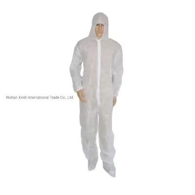 Coverall with The Hood Made of PP with a Zip, XL