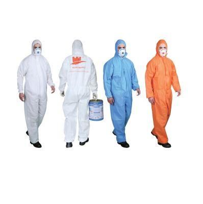 CE Certified PPE Kit SMS Disposable Protective Coverall